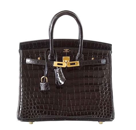 hermes birkin 25 black rose gold|Hermes Birkin 25 crocodile.